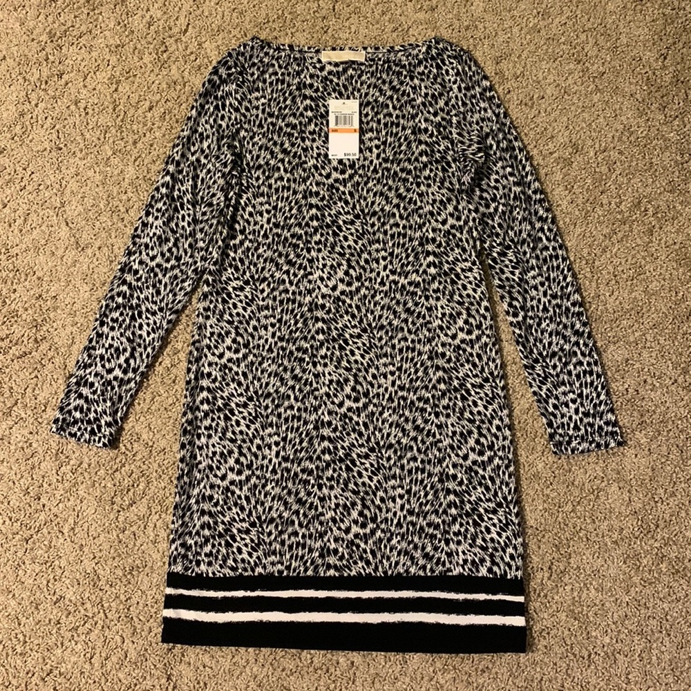 NWT Michael Kors jaguar print tunic dress